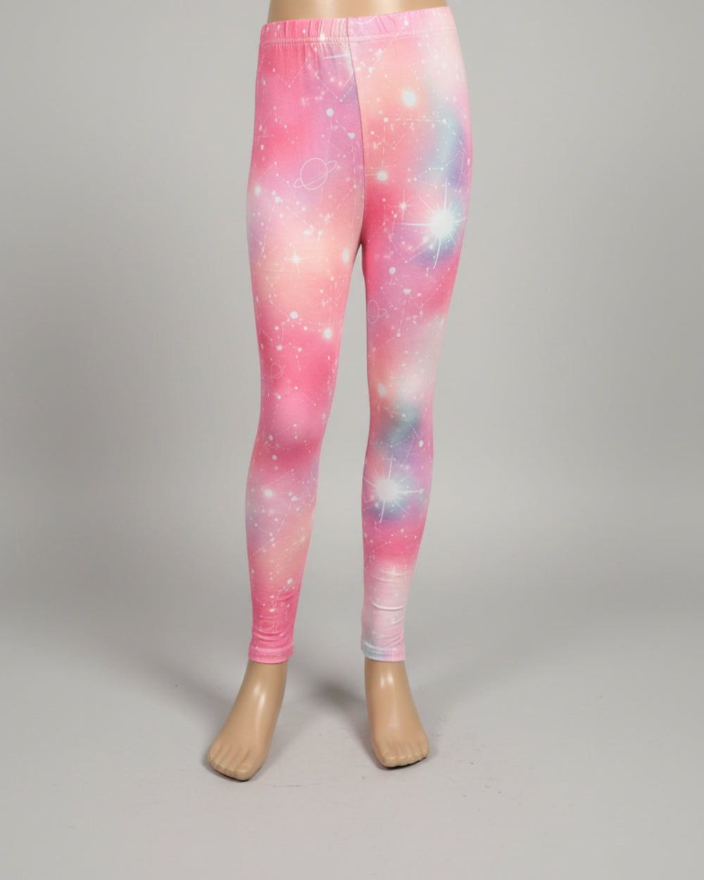 Pink constellation design full length leggings