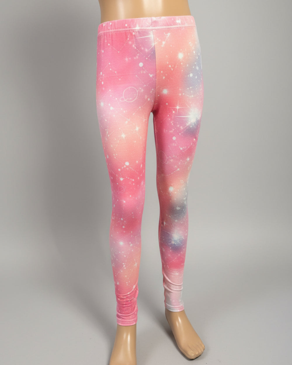Pink constellation design full length leggings
