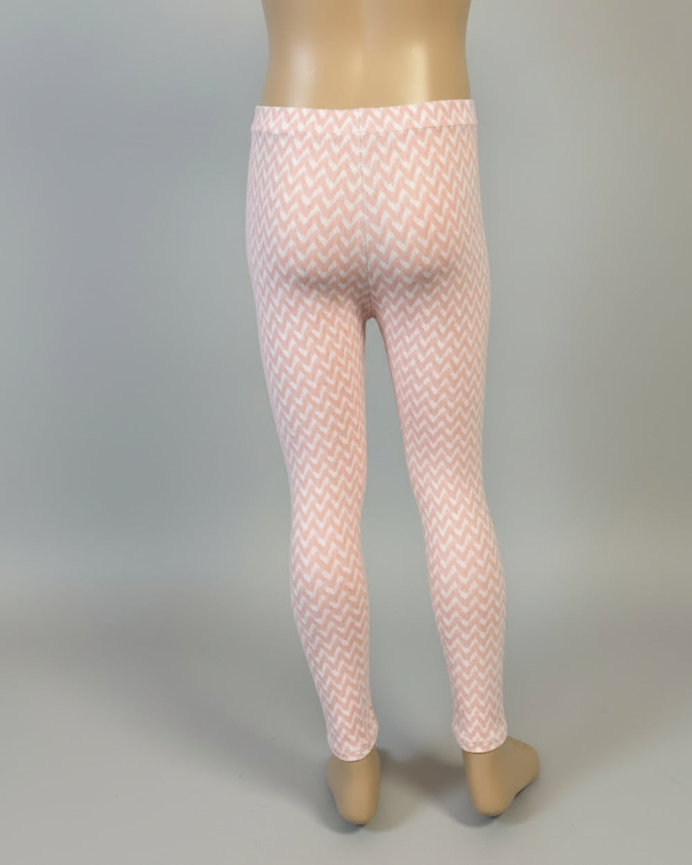 Pink and white design leggings