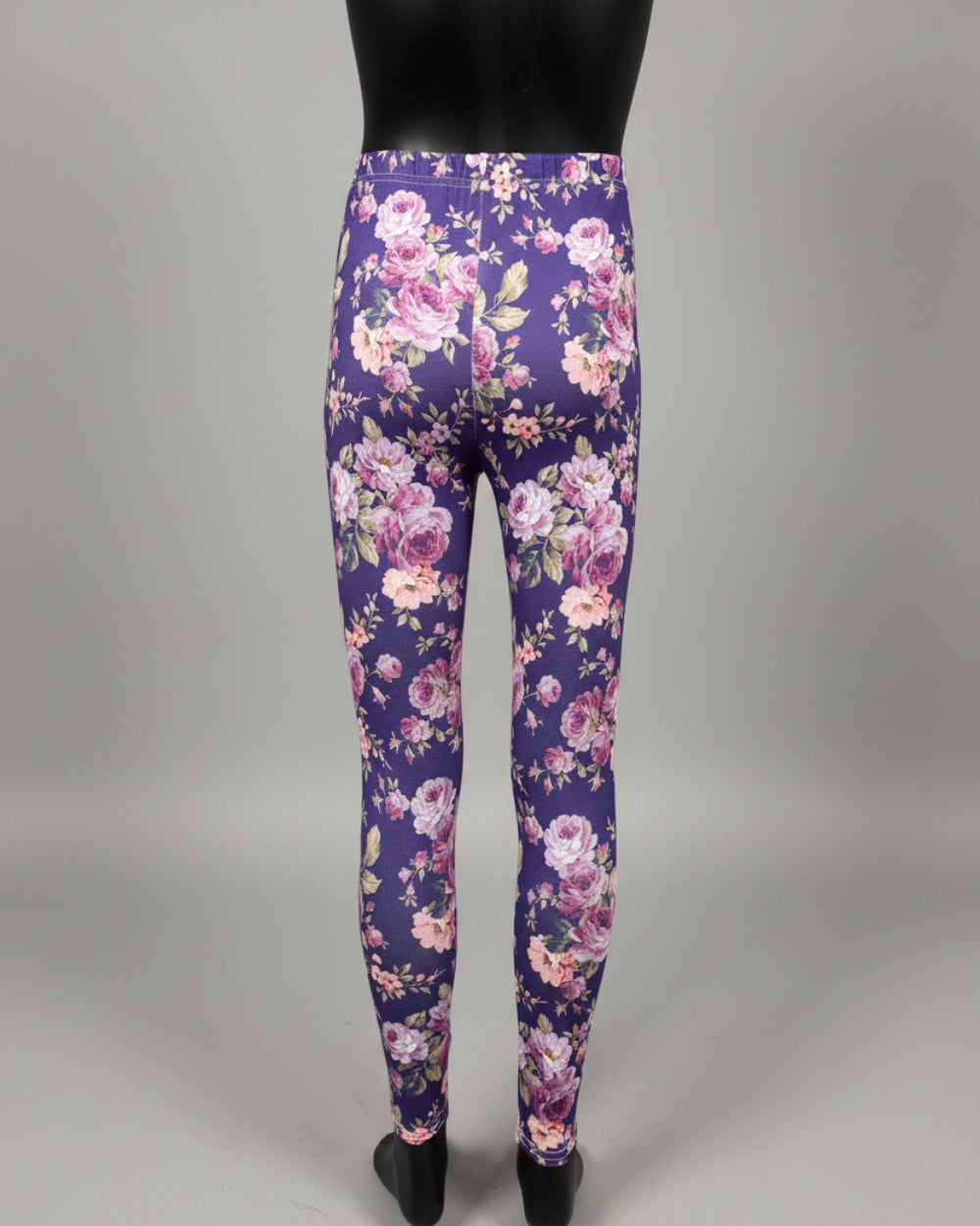 Purple flowers leggings