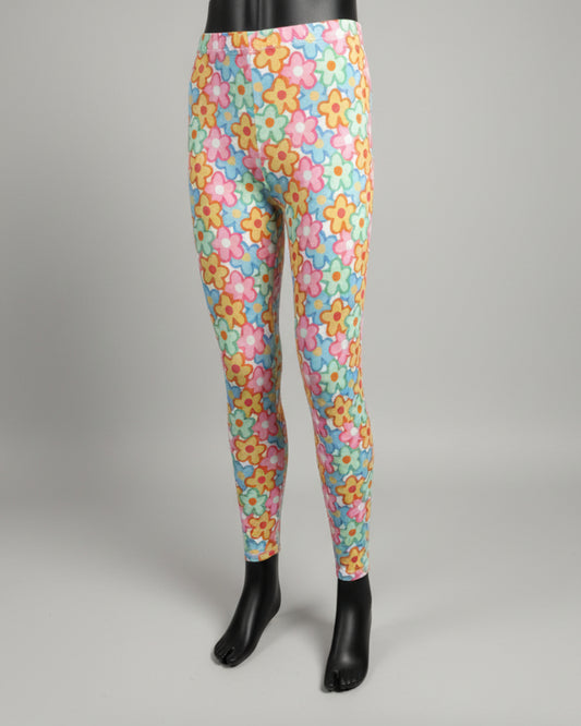 Rainbow Flowers leggings
