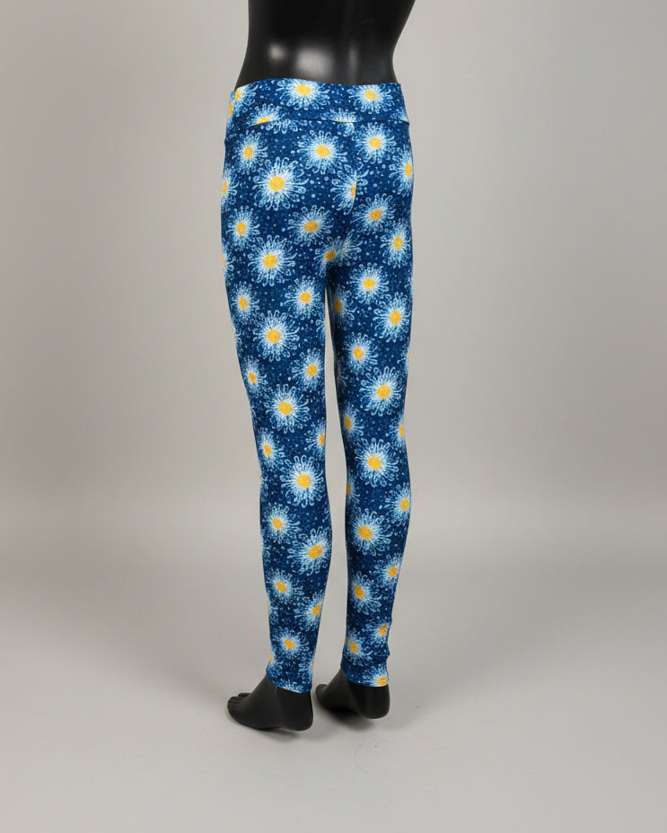 Winter daisy leggings
