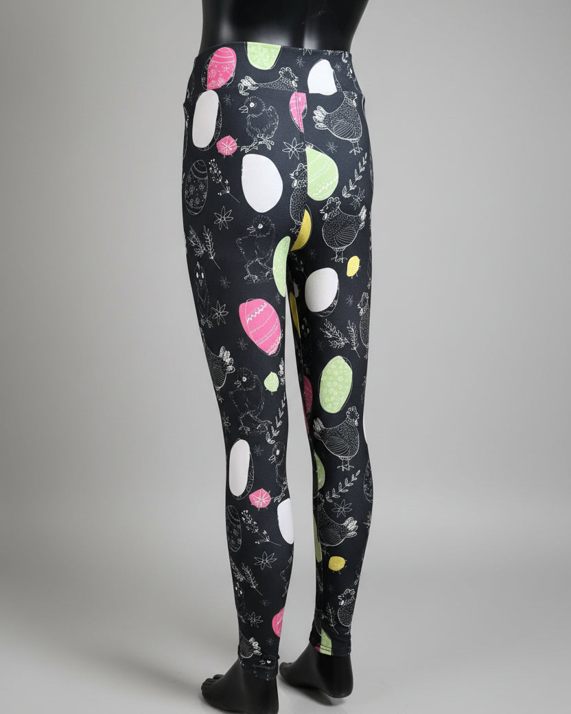 Chicken & Egg design leggings