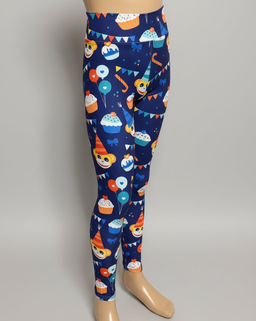 Party monkey design cute leggings