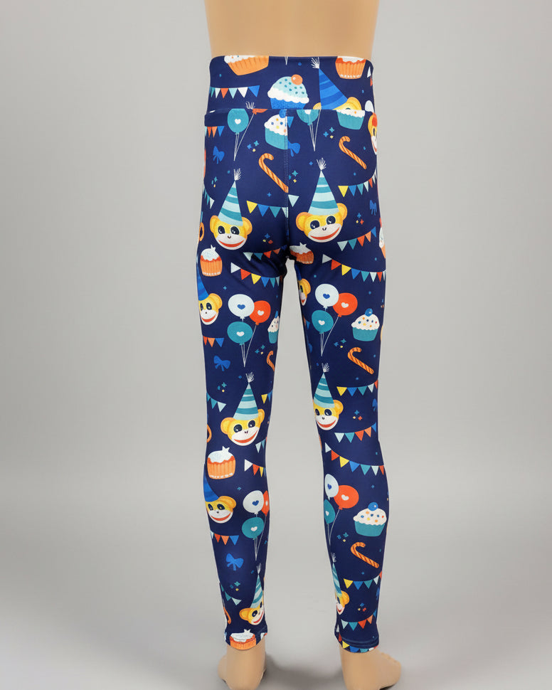Party monkey design cute leggings
