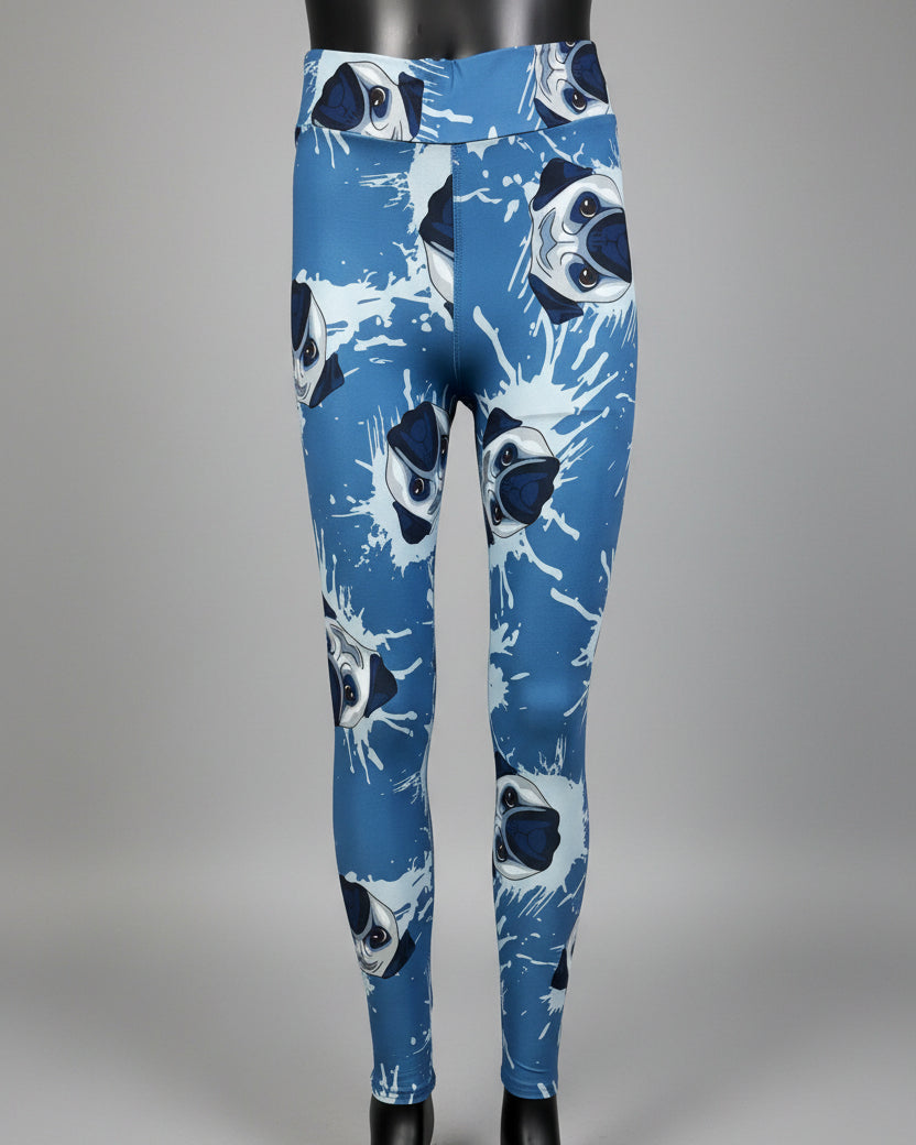 Pug dog leggings