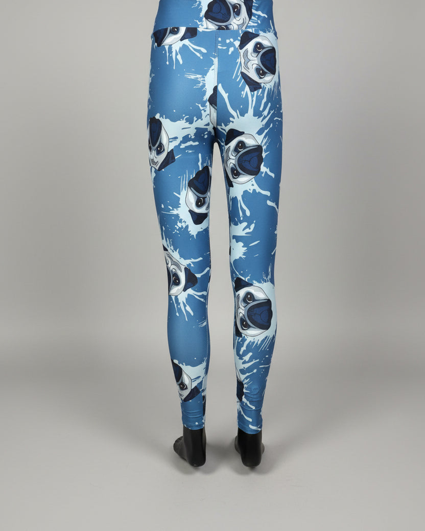 Pug dog leggings
