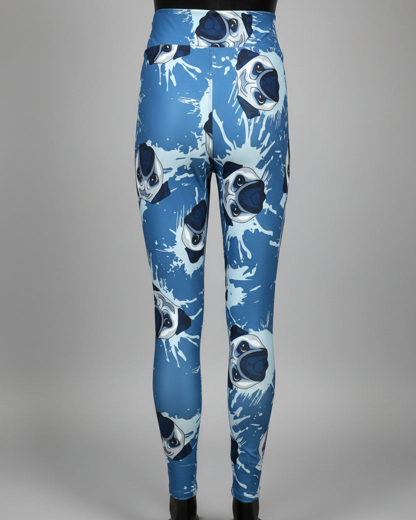 Pug dog leggings