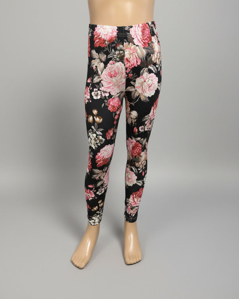 Garden design full length stretch leggings