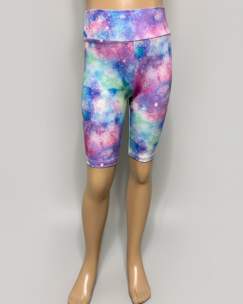 Soft, stretch, girls shorts, choice of pattern & size!