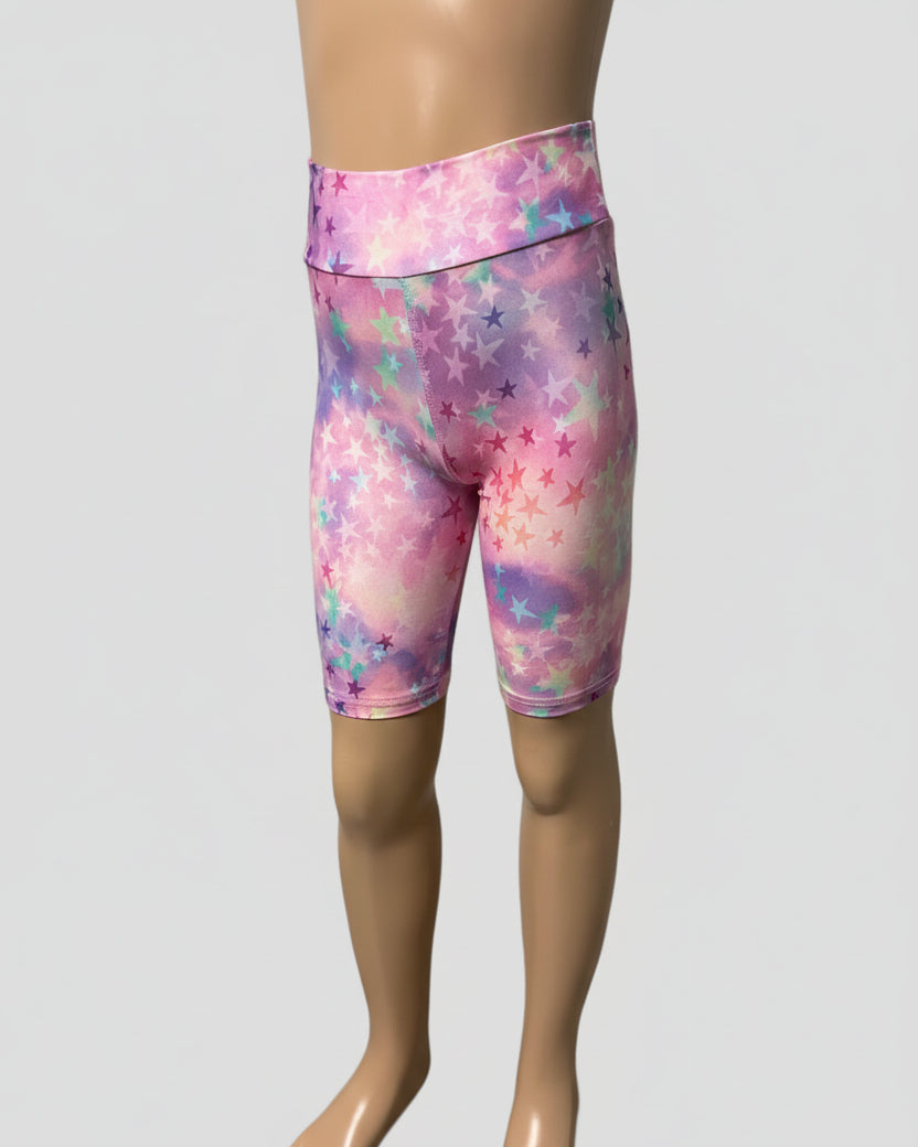 Soft, stretch, girls shorts, choice of pattern & size!