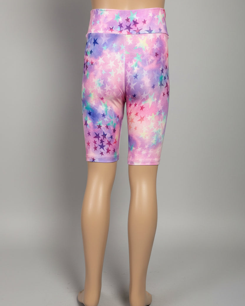 Soft, stretch, girls shorts, choice of pattern & size!