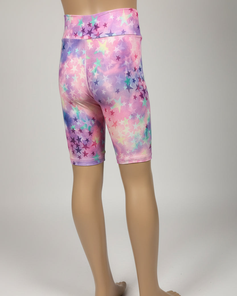 Soft, stretch, girls shorts, choice of pattern & size!