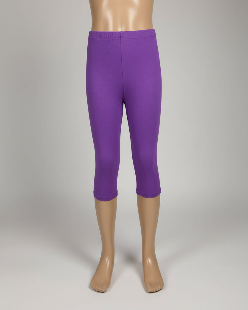 Lightweight solid colour Capri leggings, choice of colours and sizes!
