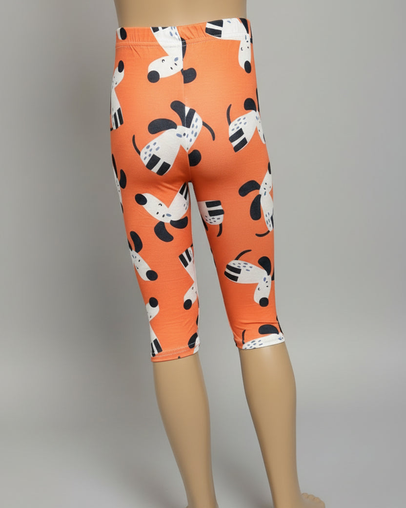 Patterned Capri leggings, choice of size & design!