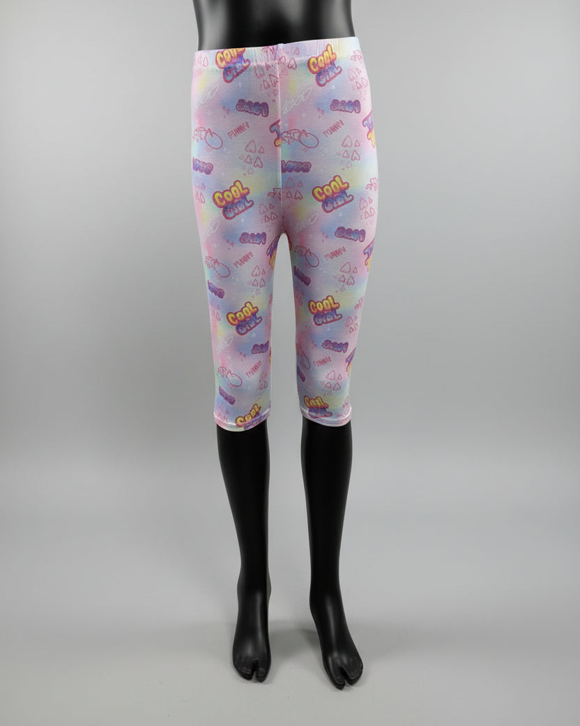 Patterned Capri leggings, choice of size & design!