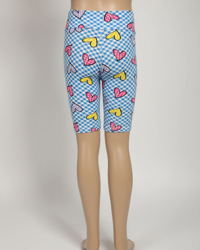 Soft, stretch, girls shorts, choice of pattern & size!