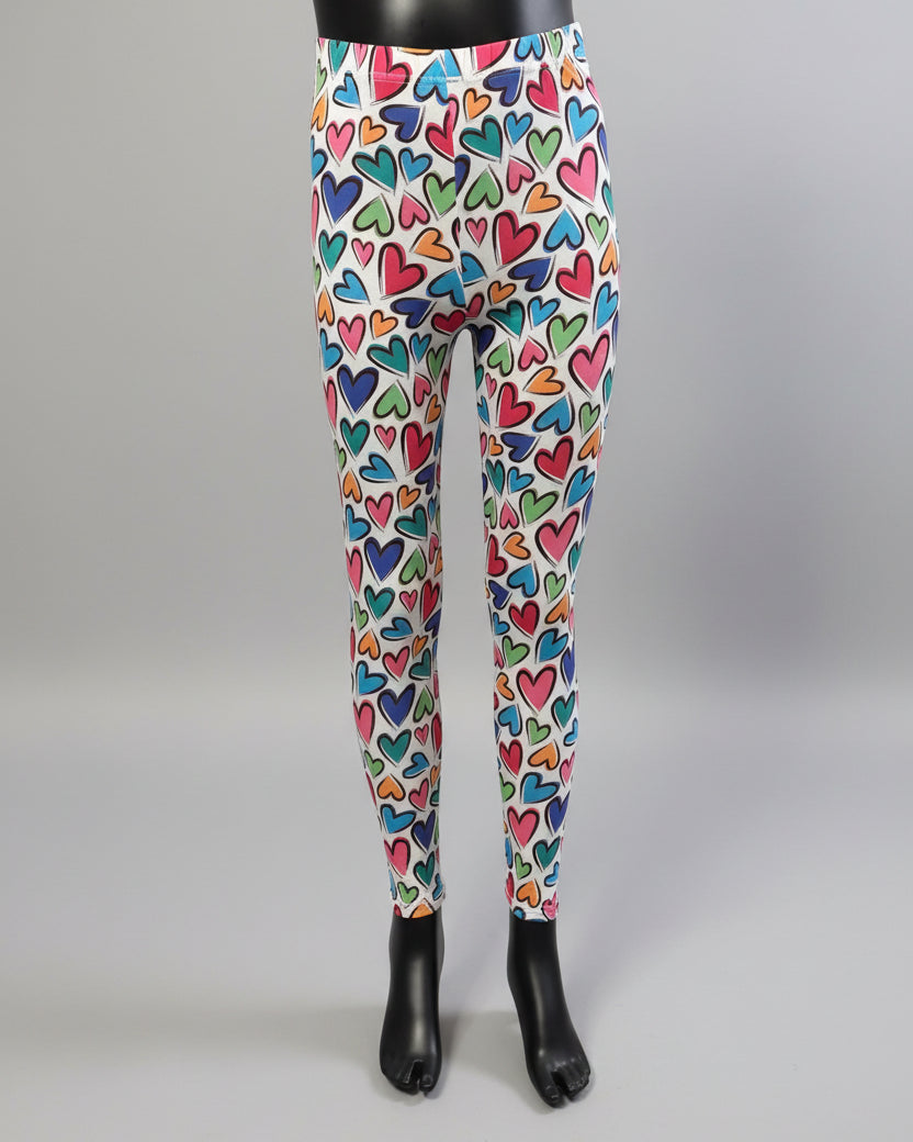 Heart design leggings