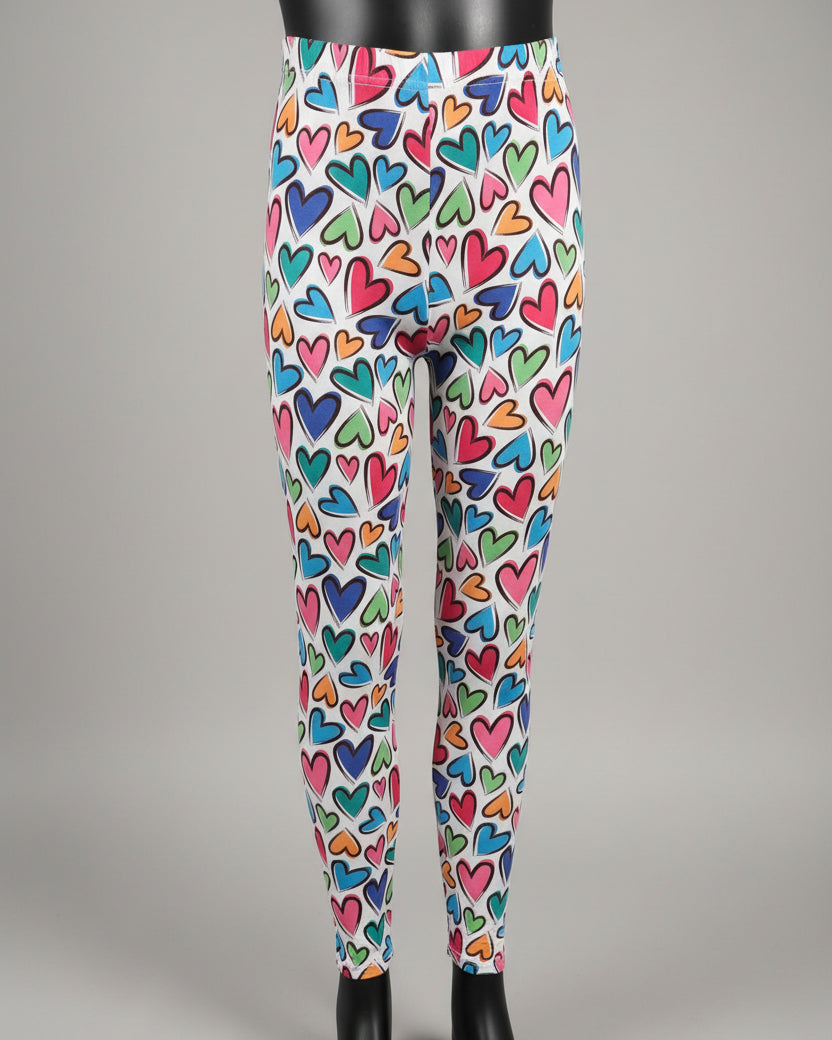 Heart design leggings