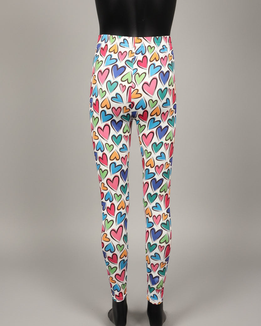 Heart design leggings