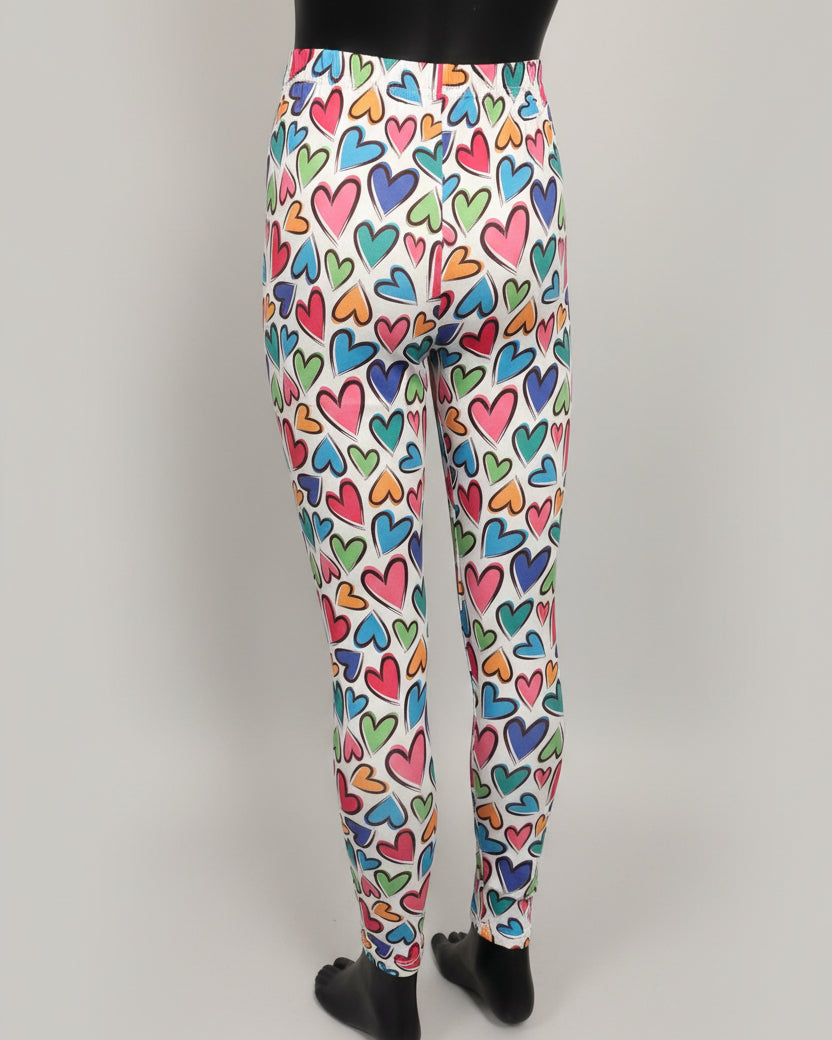 Heart design leggings