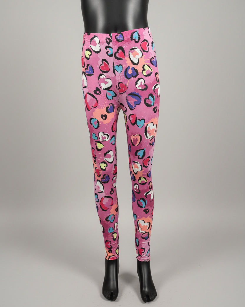 Heart design leggings