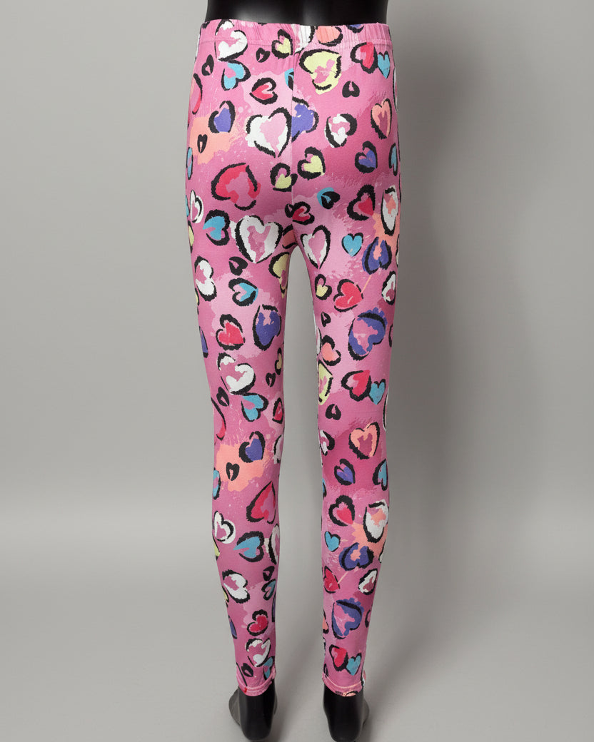 Heart design leggings