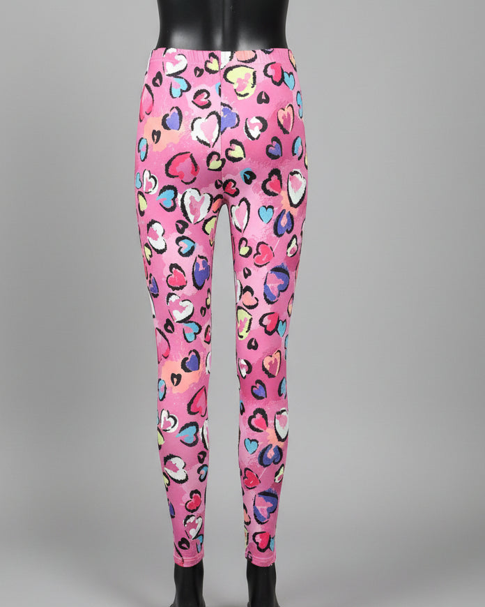 Heart design leggings