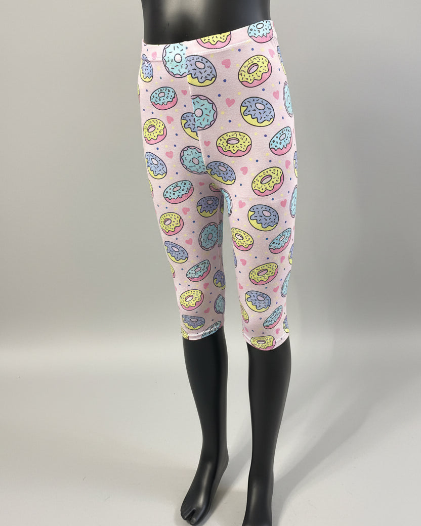 Patterned Capri leggings, choice of size & design!