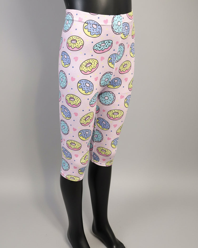 Patterned Capri leggings, choice of size & design!