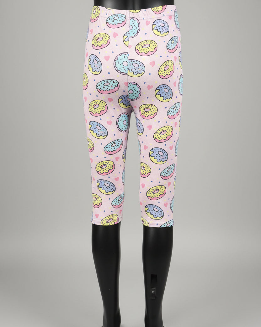 Patterned Capri leggings, choice of size & design!
