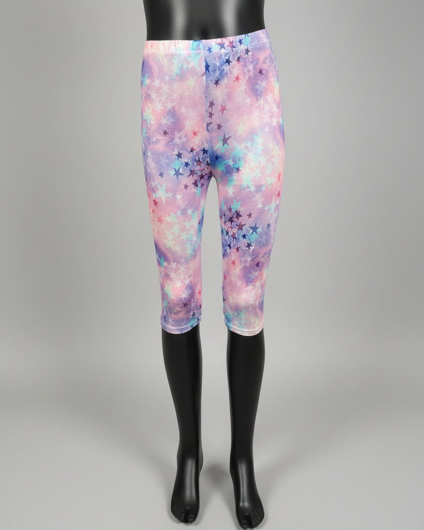 Patterned Capri leggings, choice of size & design!