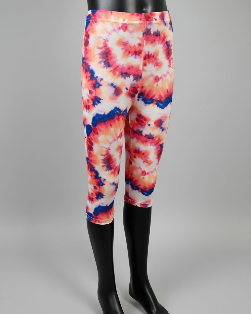 Patterned Capri leggings, choice of size & design!