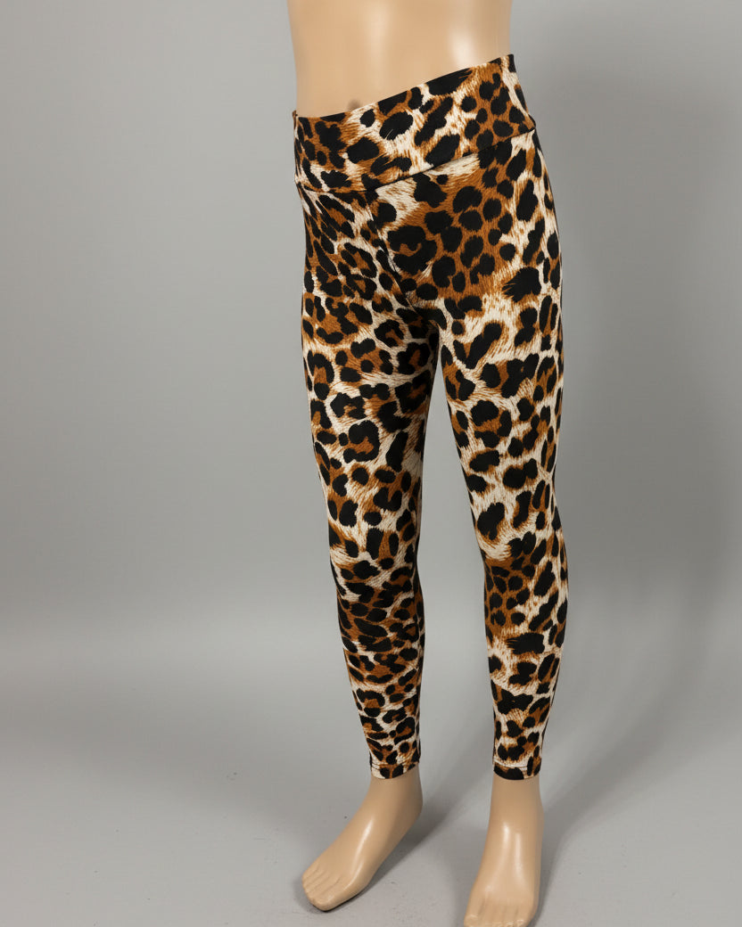 Wild leopard leggings