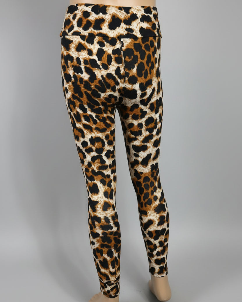 Wild leopard leggings