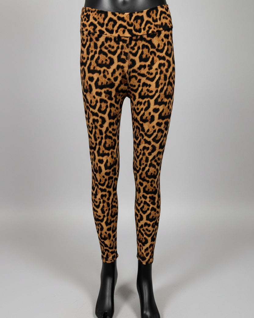 Trendy leopard print leggings