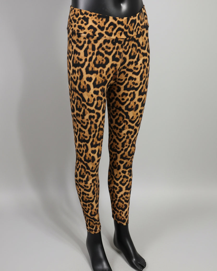 Trendy leopard print leggings