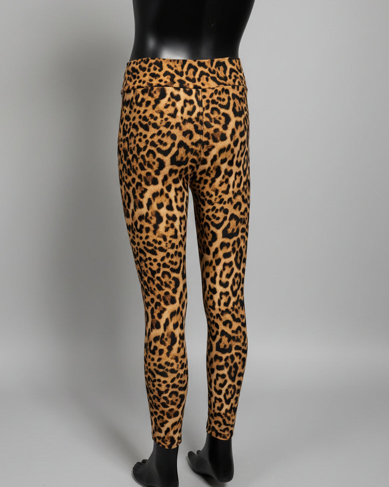 Trendy leopard print leggings