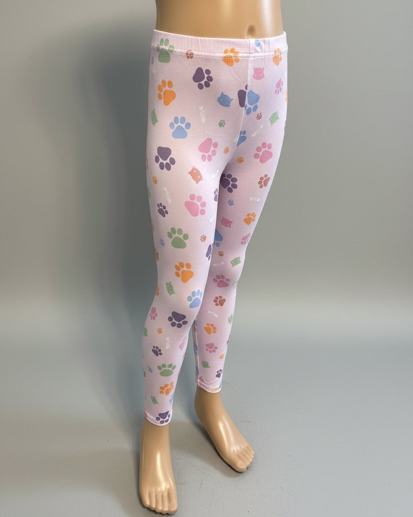 Lilac cat girl full length leggings