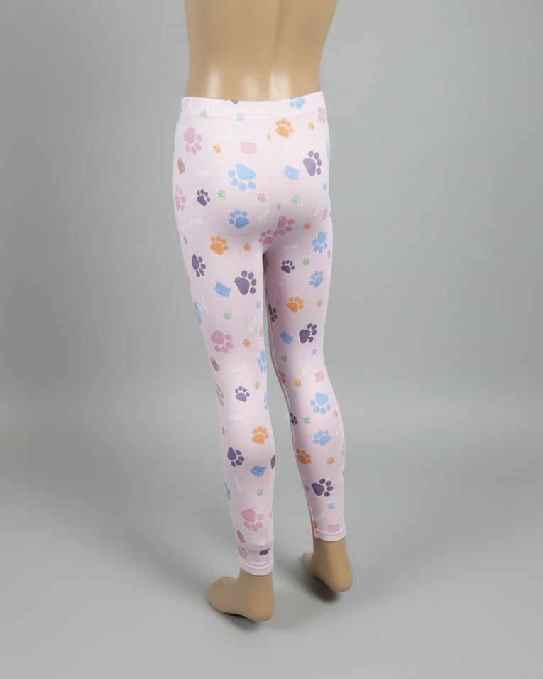 Lilac cat girl full length leggings