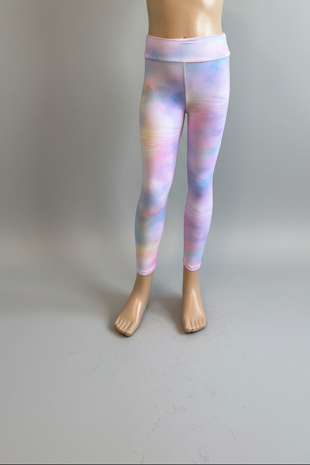 Sunset Pastels design leggings