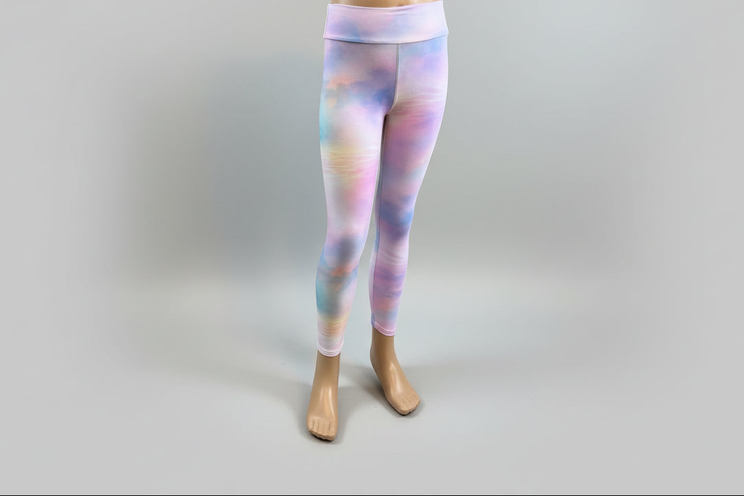 Sunset Pastels design leggings