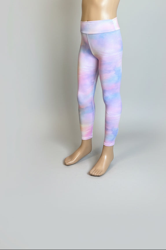 Sunset Pastels design leggings