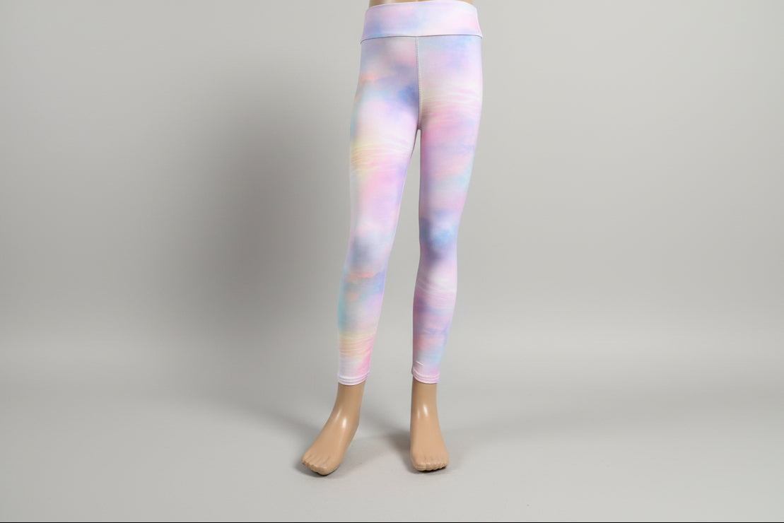 Sunset Pastels design leggings
