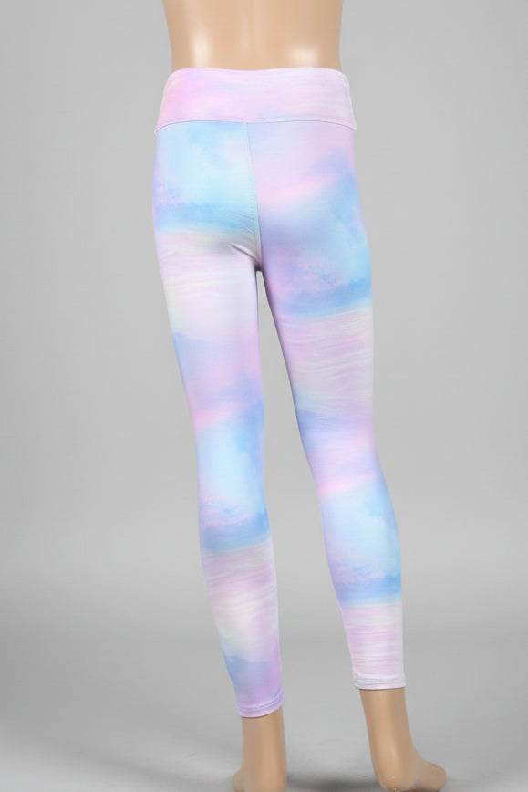 Sunset Pastels design leggings