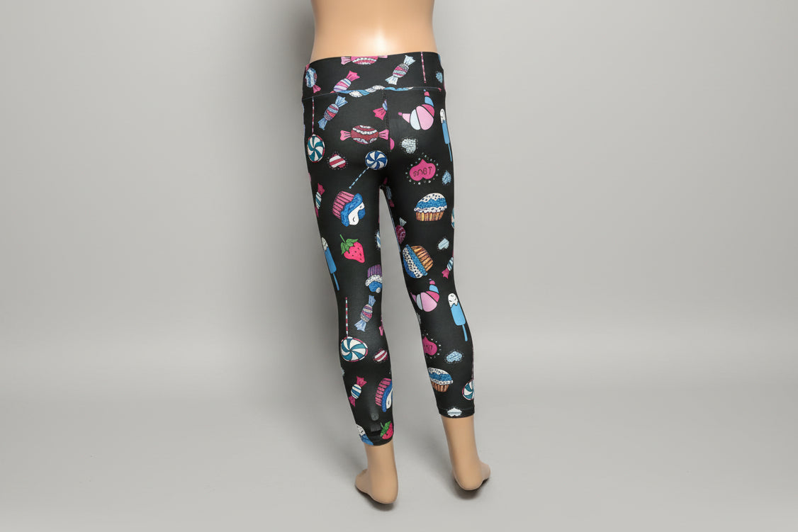 Sweets design full length stretch leggings