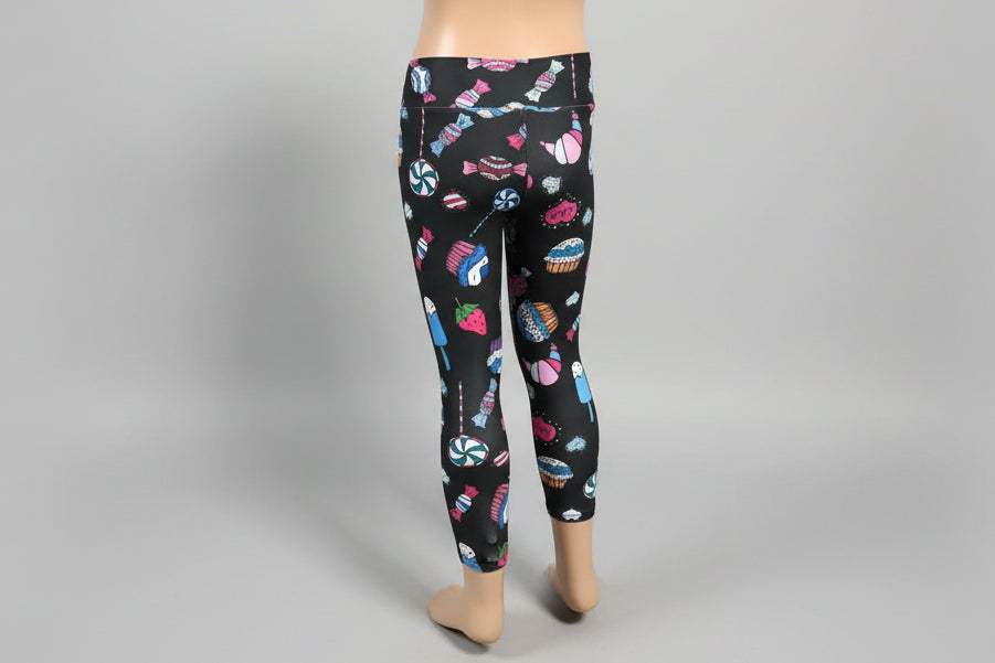 Sweets design full length stretch leggings