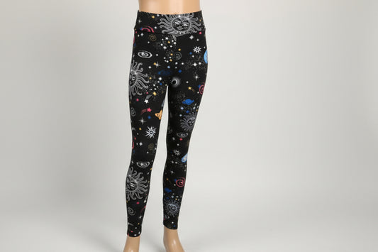 Solar System soft, stretch leggings