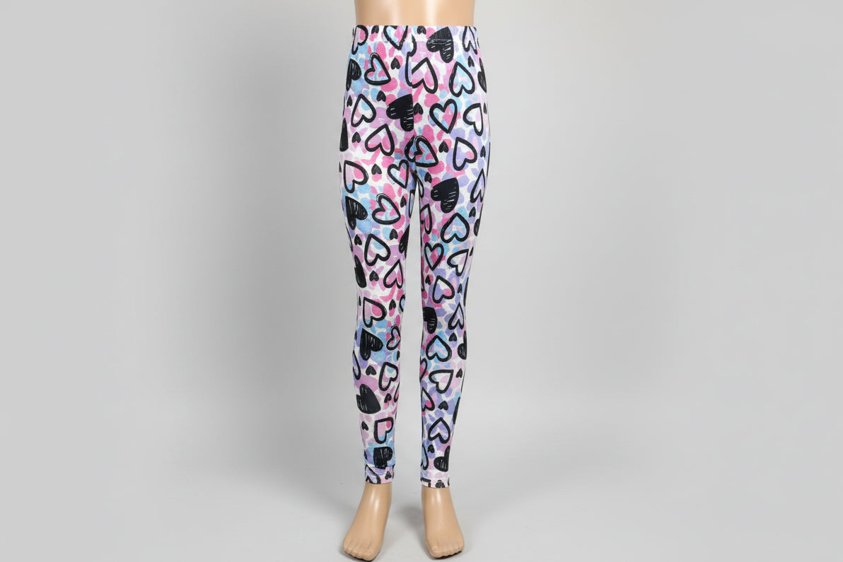 Heart design leggings