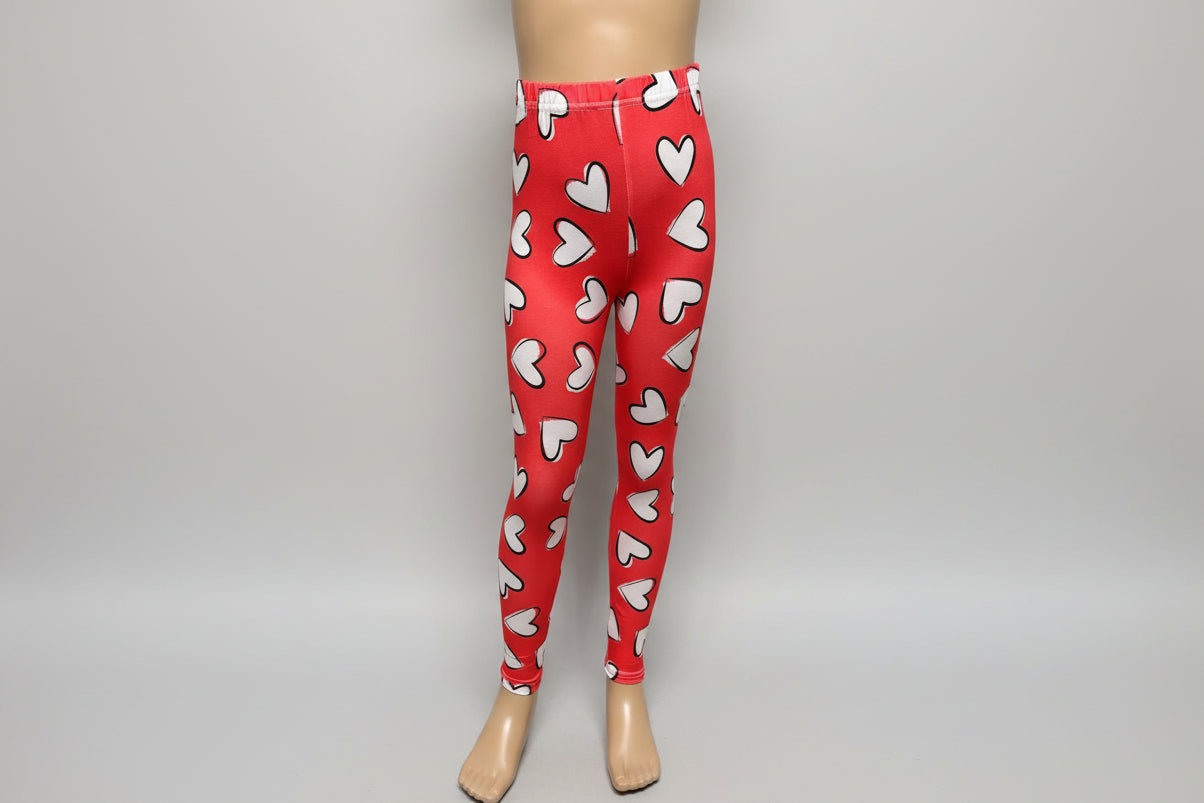 Heart design leggings